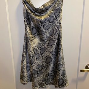 Lovestitch Snakeskin MIDI Skirt